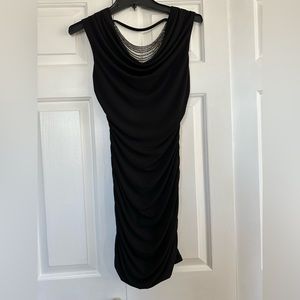 Mini black dress